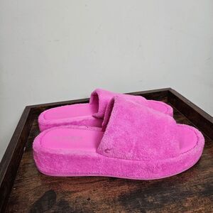 Circus by Sam Edelman Fuchsia Plush Sandals